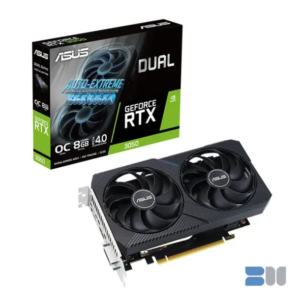 ASUS DUAL RTX 3050 V2 OC 8G GRAPHICS CARD 90YV0GH7-M0NA00