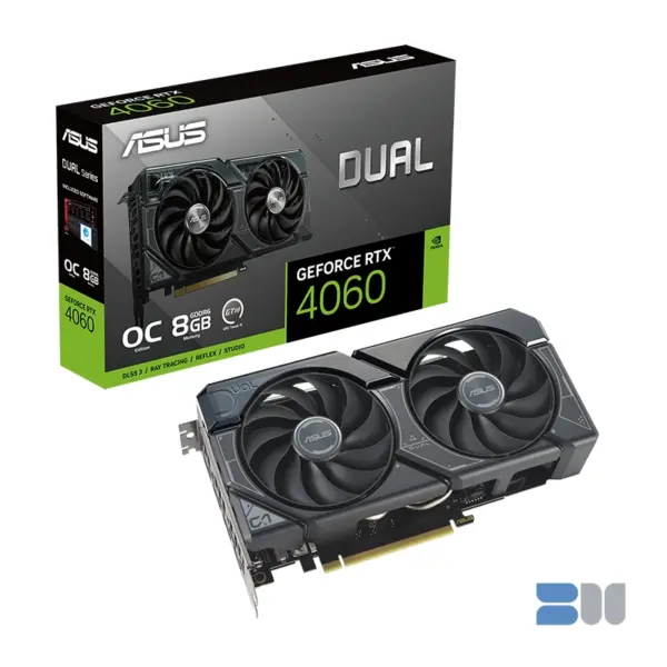 ASUS DUAL RTX 4060 OC EDITION 8G V2 GRAPHICS CARD 90YV0JC4-M0NA00