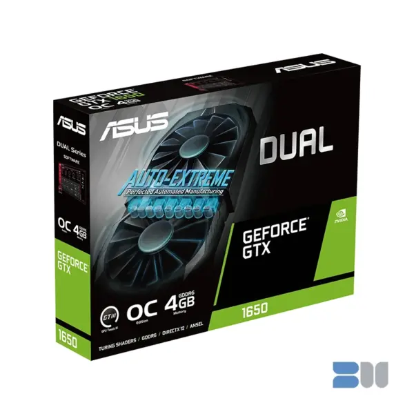 ASUS DUAL GTX 1650 4GB OC D6 P EVO GRAPHICS CARD 90YV0EZD-M0NA00