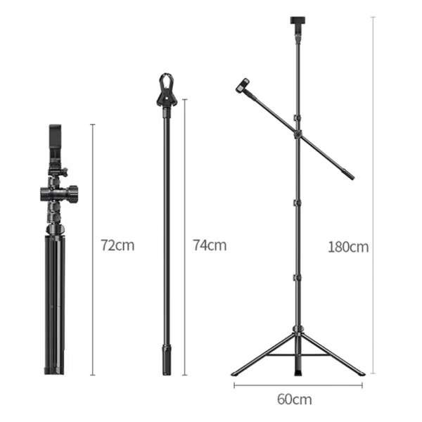 Ugreen Professional Floor Microphone And Phone Adjustable Tripod LP679