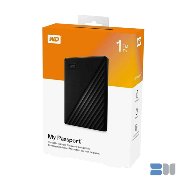 WESTERN DIGITAL MY PASSPORT 2TB PORTABLE HDD WDBYVG0020BBK-JB