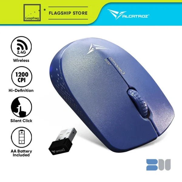 Alcatrozi Airmouse 3 Slient High Resolution Wireless Mouse