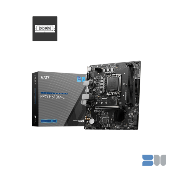 MSI PRO H610M E DDR5 MOTHERBOARD 911-7D48-057 - Image 2