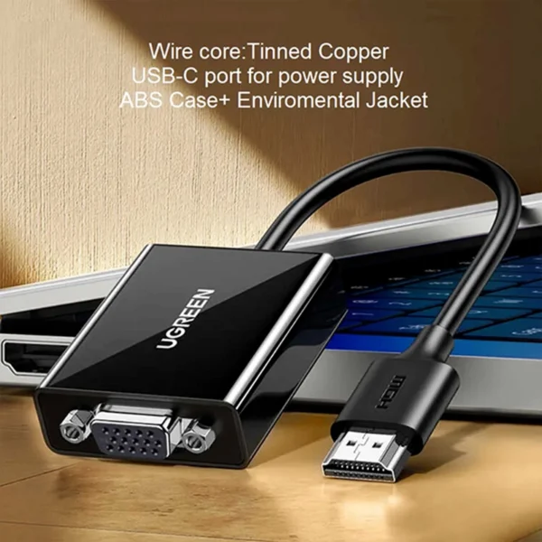 Ugreen HDMI to VGA Converter Black CM270 - Image 3