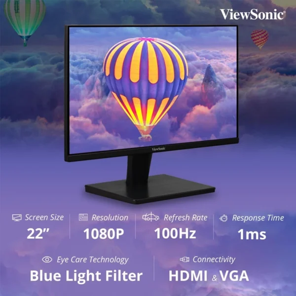 VIEWSONIC VA2215 H 22’’ FHD 100HZ MONITOR VS18811 - Image 3