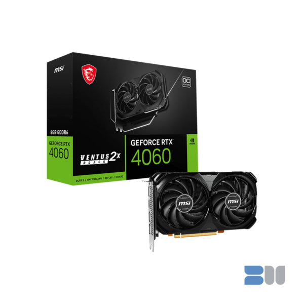 MSI RTX 4060 VENTUS 2X BLACK 8G OC GRAPHICS CARD 912-V516-012