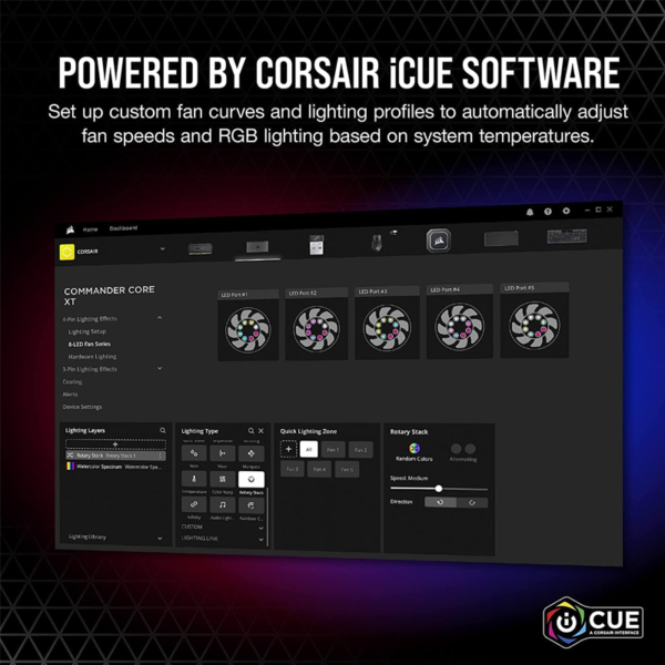 CORSAIR ICUE COMMANDER CORE XT-5