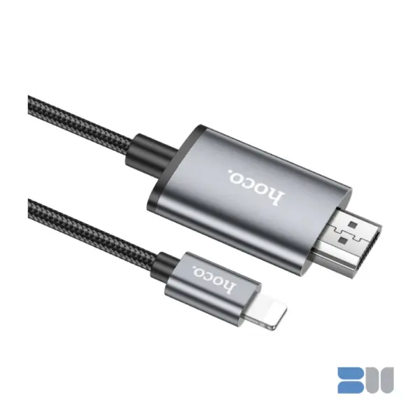 Hoco UA27 HD on-screen cable Lighting to HDTV-Metal Gray