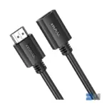 Hoco US13 HDTV male to HDTV female HD extension data cable 1M-Black