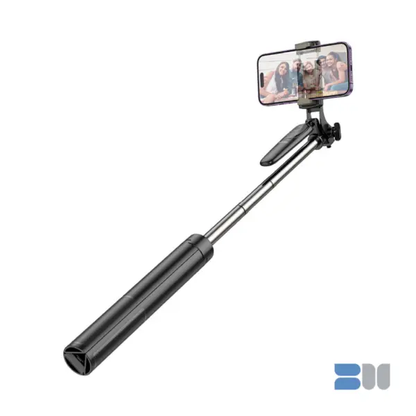 Hoco K19 Selfie Stick with Tripod-Black