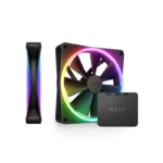 NZXT F140 RGB DUO BLACK TWIN PACK WITH CONTROLLER RF-D14DF-B1