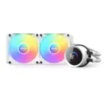 NZXT KRAKEN 240 RGB WHITE LIQUID COOLER WITH LCD DISPLAY RL-KR240-W1