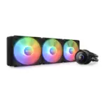 NZXT KRAKEN 360 RGB BLACK LIQUID COOLER WITH LCD DISPLAY RL-KR360-B1