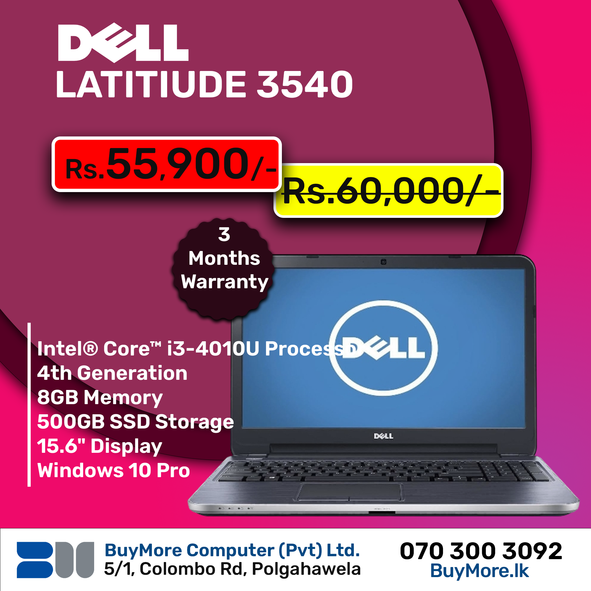 Dell Latitude 3540