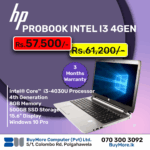 HP Probook Intel i3 4Gen